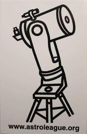 AL Telescope cling-on decal - SCT